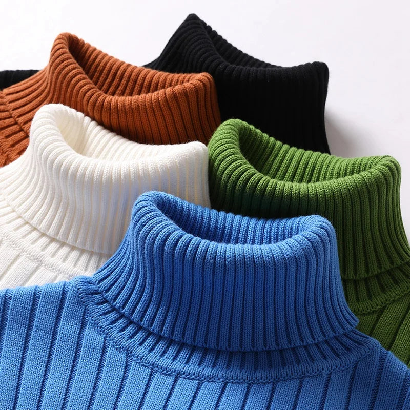 Cozy Merino Turtleneck Sweater
