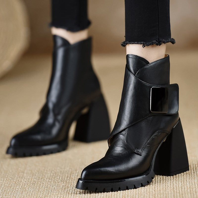 Dahlia Luxe Leather Boots