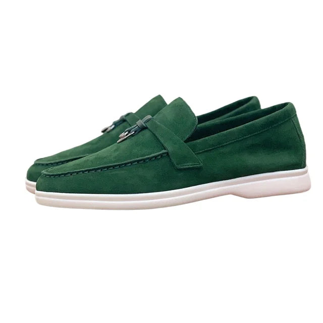 Elegant Suede Slip-On Loafers