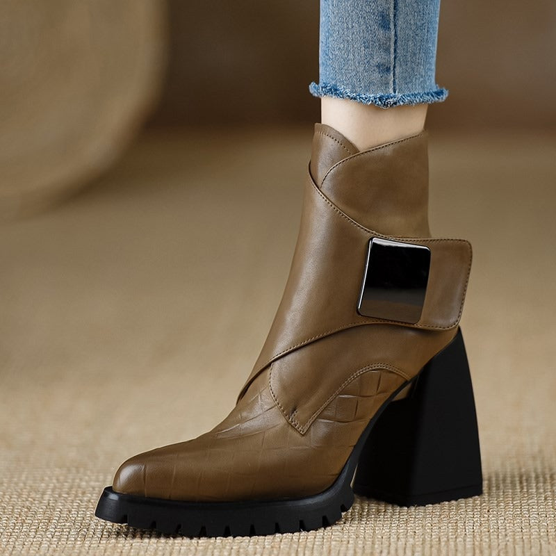 Dahlia Luxe Leather Boots