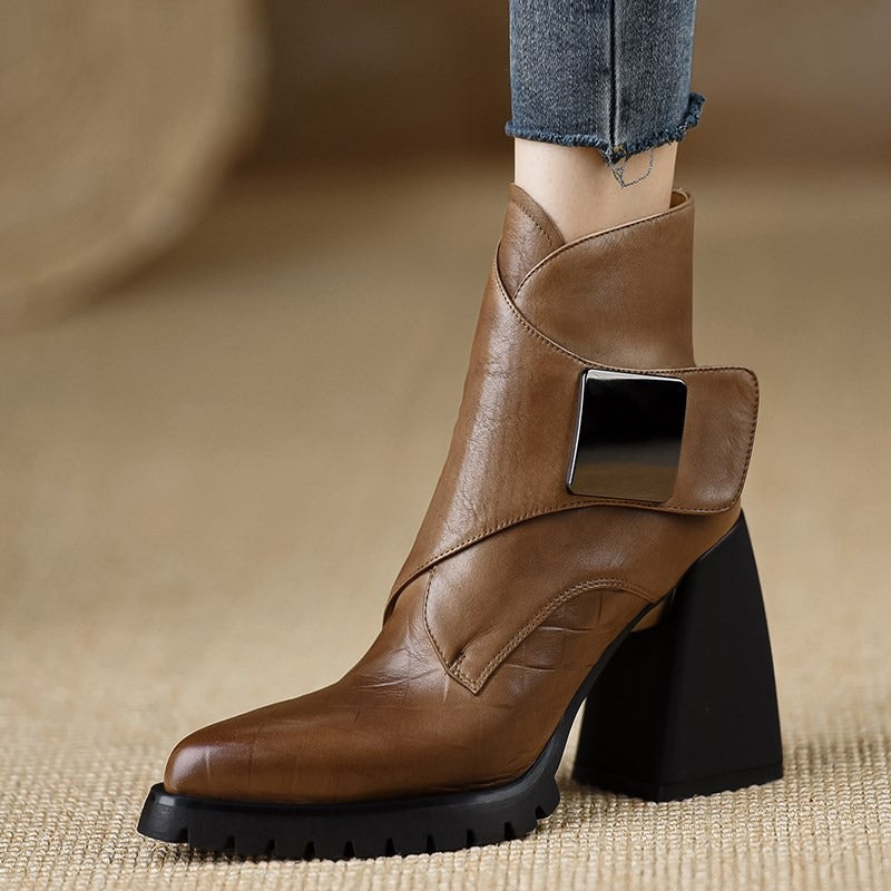 Dahlia Luxe Leather Boots