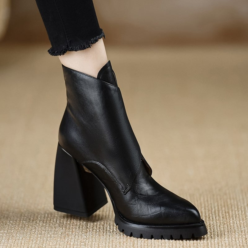 Dahlia Luxe Leather Boots
