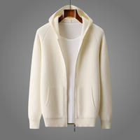 Cozy Merino Wool Zip Hoodie