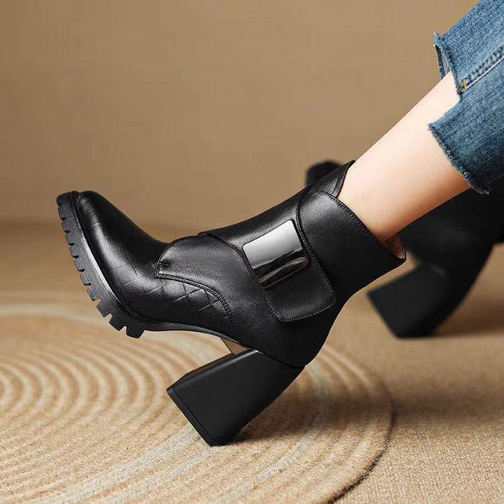Dahlia Luxe Leather Boots