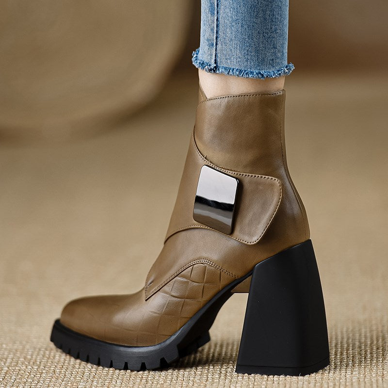 Dahlia Luxe Leather Boots