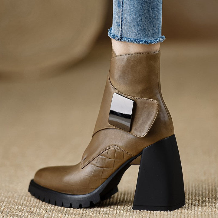 Dahlia Luxe Leather Boots