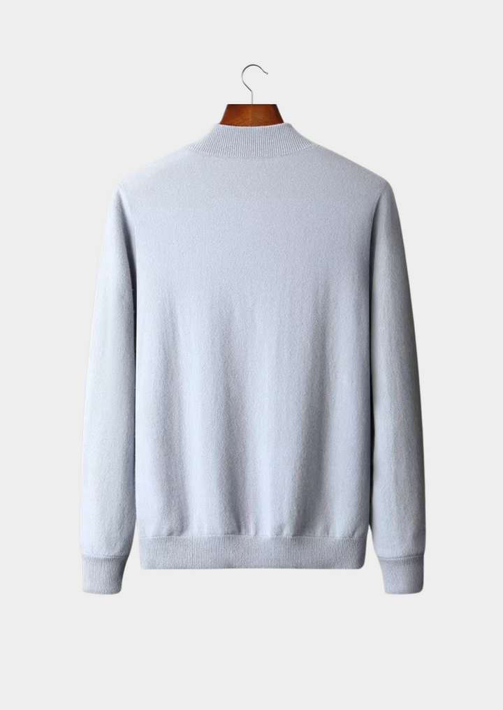 Cozy Wool Zip Cardigan