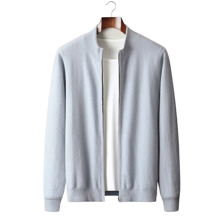 Cozy Wool Zip Cardigan