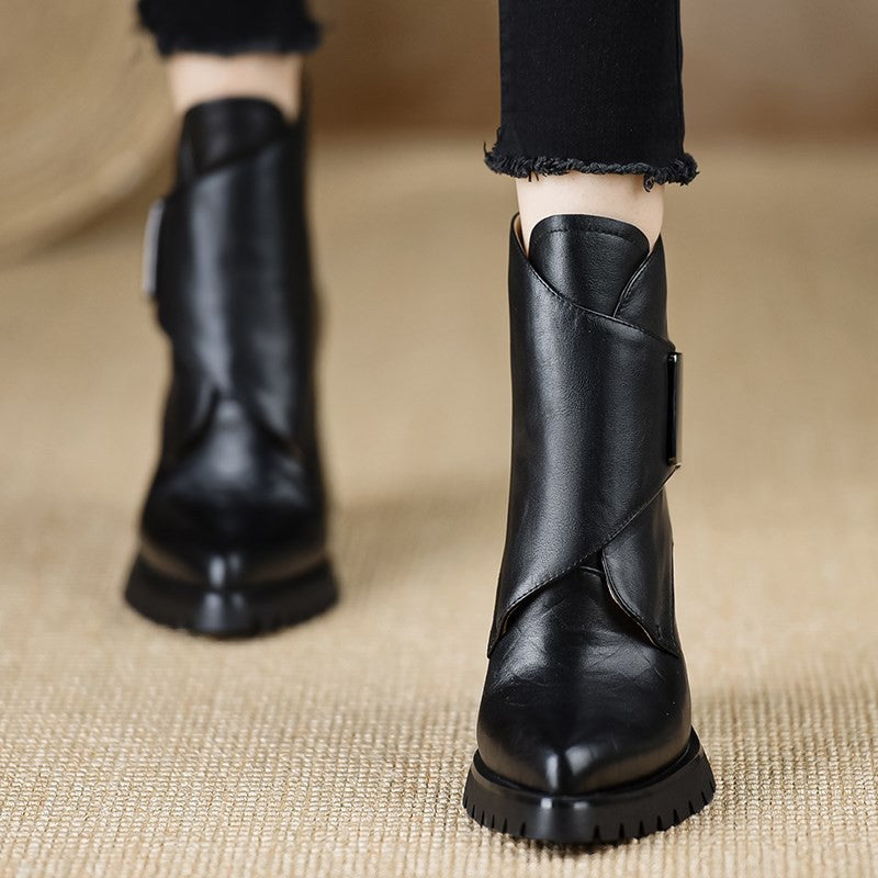 Dahlia Luxe Leather Boots