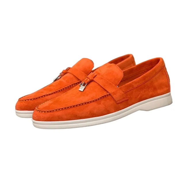 Elegant Suede Slip-On Loafers