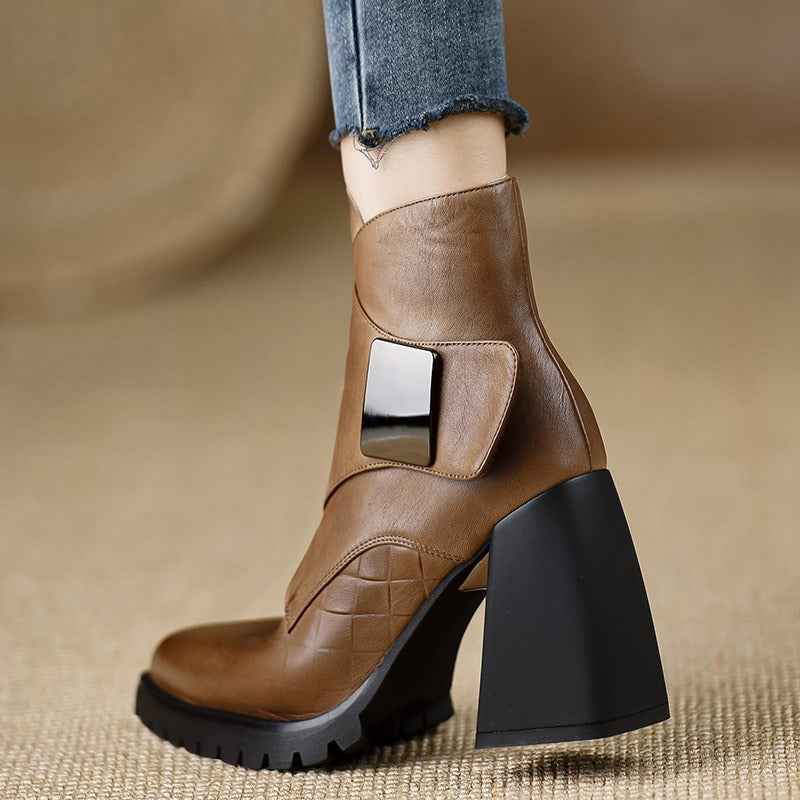 Dahlia Luxe Leather Boots
