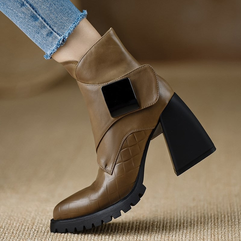Dahlia Luxe Leather Boots